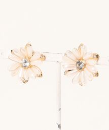 tone | 【charme by pimo 】マーガレット ビーズ 花 イヤリング(MA)(イヤリング)