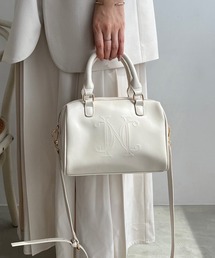 one after another NICE CLAUP | エンブレムボストンバッグ(ハンドバッグ)