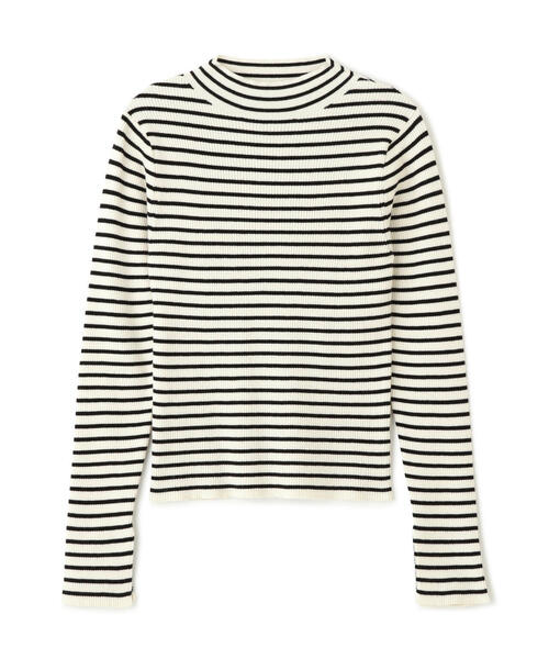 FREE'S MART（フリーズマート）の「◆［洗える］マシンウォッシャブルボトルネックニット（ニット/セーター・レディース・ブラック/ラベンダー/オフホワイト/ホワイト系その他/グリーン・FREE）」の20枚目の写真