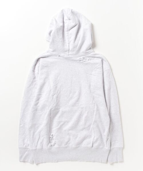 SUNNY SPORTS(サニースポーツ)の「【 GOAT / ゴート 】 worn-out pull hoodie ウォーンアウト プル フーディー パーカー SUY(パーカー・メンズ・オレンジ/ブラック/グレー/ホワイト・LARGE/MEDIUM)」の5枚目の写真