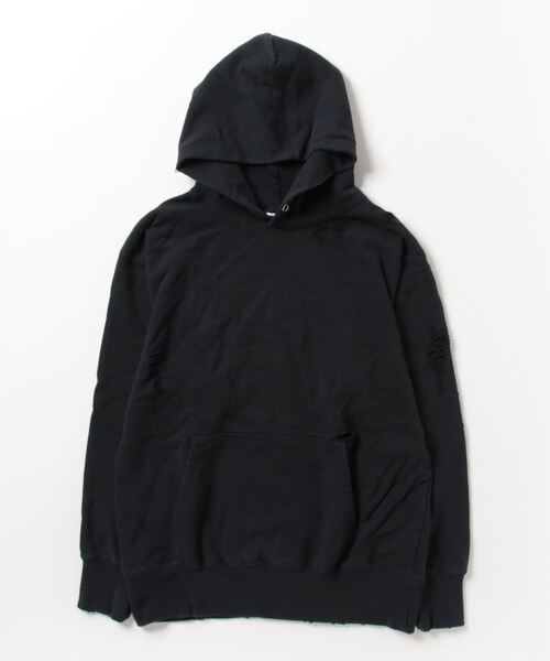 SUNNY SPORTS(サニースポーツ)の「【 GOAT / ゴート 】 worn-out pull hoodie ウォーンアウト プル フーディー パーカー SUY(パーカー・メンズ・オレンジ/ブラック/グレー/ホワイト・LARGE/MEDIUM)」の12枚目の写真