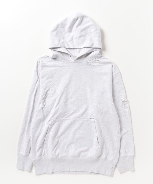 SUNNY SPORTS(サニースポーツ)の「【 GOAT / ゴート 】 worn-out pull hoodie ウォーンアウト プル フーディー パーカー SUY(パーカー・メンズ・オレンジ/ブラック/グレー/ホワイト・LARGE/MEDIUM)」の13枚目の写真