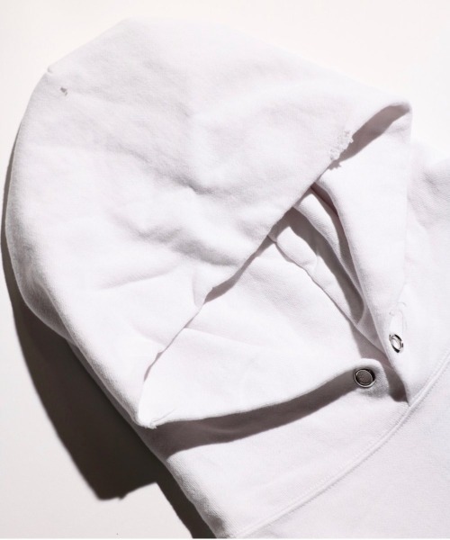 SUNNY SPORTS(サニースポーツ)の「【 GOAT / ゴート 】 worn-out pull hoodie ウォーンアウト プル フーディー パーカー SUY(パーカー・メンズ・オレンジ/ブラック/グレー/ホワイト・LARGE/MEDIUM)」の21枚目の写真