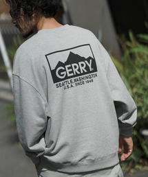 【GERRY】別注 ボックスロゴ プリント スウェット トレーナー