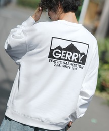 【GERRY】別注 ボックスロゴ プリント スウェット トレーナー