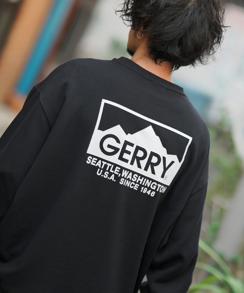 GERRY(ジェリー)の「【GERRY】別注 ボックスロゴ プリント スウェット トレーナー(スウェット・メンズ・ホワイト/ブラック/杢グレー・MEDIUM/LARGE/X-LARGE)」の11枚目の写真