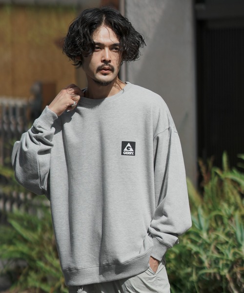 GERRY(ジェリー)の「【GERRY】別注 ボックスロゴ プリント スウェット トレーナー(スウェット・メンズ・ホワイト/ブラック/杢グレー・MEDIUM/LARGE/X-LARGE)」の14枚目の写真