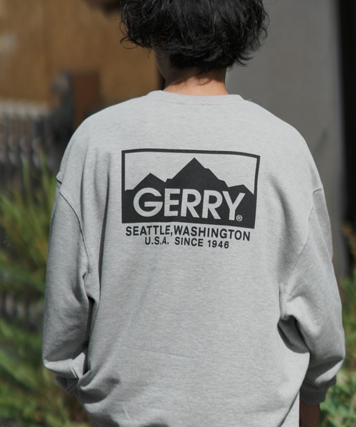 GERRY(ジェリー)の「【GERRY】別注 ボックスロゴ プリント スウェット トレーナー(スウェット・メンズ・ホワイト/ブラック/杢グレー・MEDIUM/LARGE/X-LARGE)」の16枚目の写真
