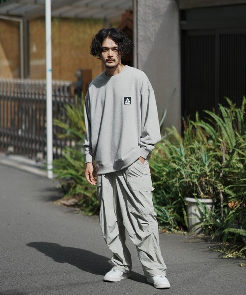 GERRY(ジェリー)の「【GERRY】別注 ボックスロゴ プリント スウェット トレーナー(スウェット・メンズ・ホワイト/ブラック/杢グレー・MEDIUM/LARGE/X-LARGE)」の17枚目の写真