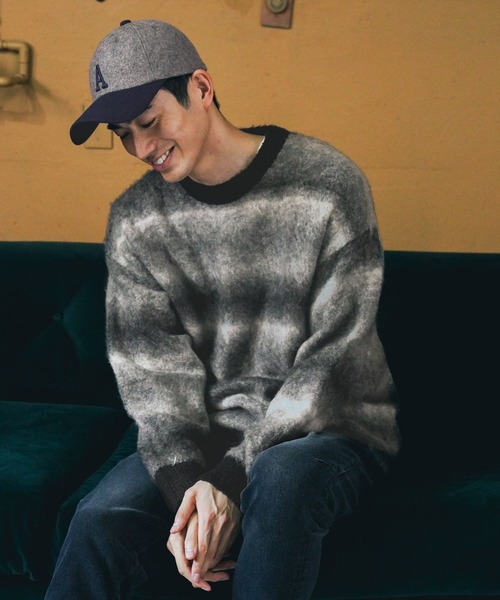 BAYFLOW（ベイフロー）の「メルトンアルファベットCAP（キャップ・メンズ・ブラック/グリーン/グレー・FREE）」の5枚目の写真