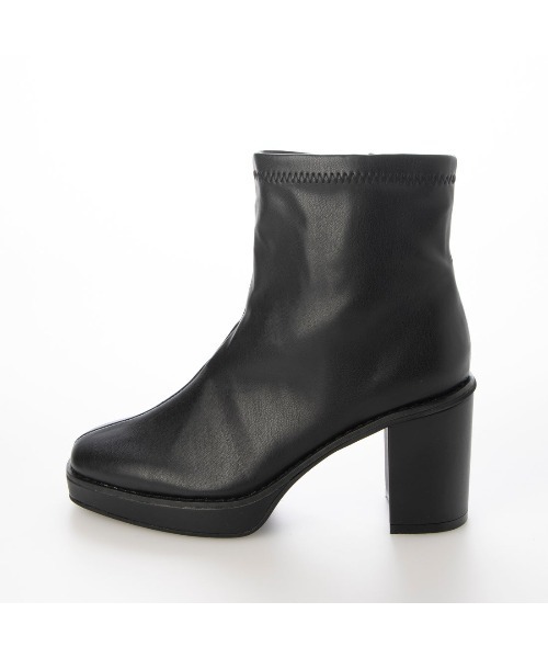 DULCIS REGALO（ドルキス レガロ）の「ElvisLuce(エルビスルーチェ)8cmヒール厚底ストームストレッチボリュームソールショートブーツ（ブーツ・レディース・アイボリー/ブラック・LL/L/M/S）」の17枚目の写真