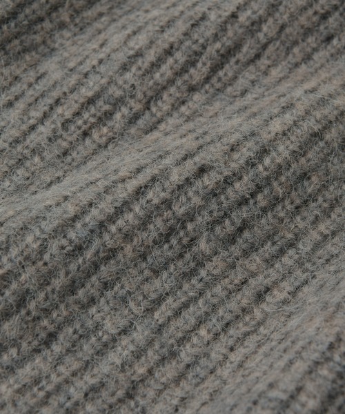 un dix cors（アンディコール）の「畦編みニットスカート（スカート・レディース・チャコールグレー/ライトグレー・FREE）」の13枚目の写真
