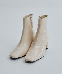 【THE TOKYO/ザトウキョウ】Patent leather square toe boots/エナメルレザースクエアブーツ/防水/撥水/軽量