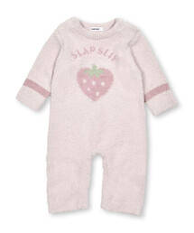SLAP SLIP BABY | クマイチゴモチーフブークレニットロンパースベビー(70~80cm)(ロンパース)