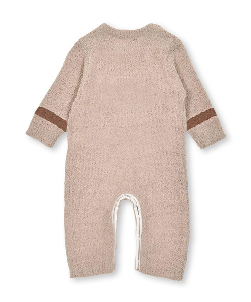 SLAP SLIP BABY(スラップスリップベビー)の「クマイチゴモチーフブークレニットロンパースベビー(70~80cm)(ロンパース・キッズ・ホワイト系その他2/ピンク系その他/オフホワイト/ベージュ・80cm/70cm)」の7枚目の写真