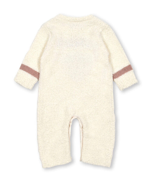 SLAP SLIP BABY(スラップスリップベビー)の「クマイチゴモチーフブークレニットロンパースベビー(70~80cm)(ロンパース・キッズ・ホワイト系その他2/ピンク系その他/オフホワイト/ベージュ・80cm/70cm)」の10枚目の写真