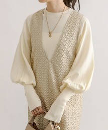 RIVE DROITE | ハイゲージボリュームスリーブニット(ニット/セーター)