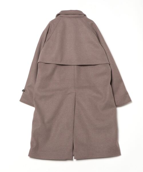 cuffne(カフネ)の「【cuffne(カフネ)】メルトンラグランスリーブトレンチコート(トレンチコート・メンズ・チャコール/ベージュ/ブラウン・M/L)」の11枚目の写真