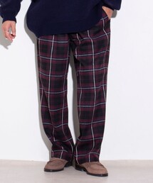 GLOSTER | 【GLOSTER/グロスター】GOODNESS イージーパンツ (チェック/ストライプ)(その他パンツ)