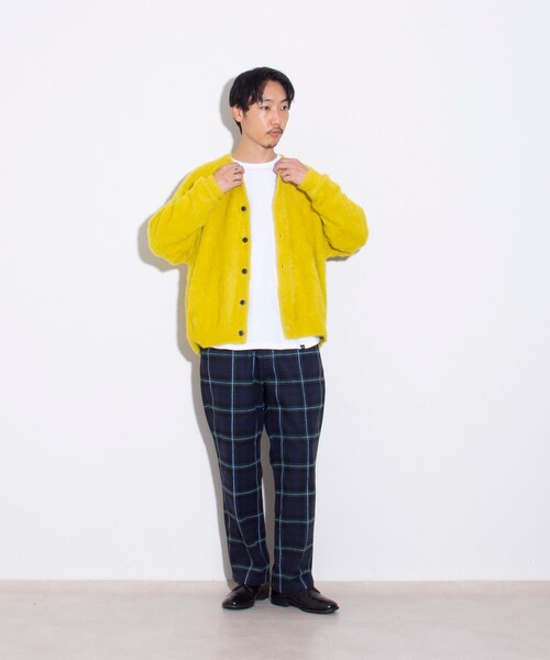 GLOSTER(グロスター)の「【GLOSTER/グロスター】GOODNESS イージーパンツ (チェック/ストライプ)(その他パンツ・メンズ・グレー/ブルー系その他2/バーガンディー/ブルー系その他・S/M/L)」の6枚目の写真