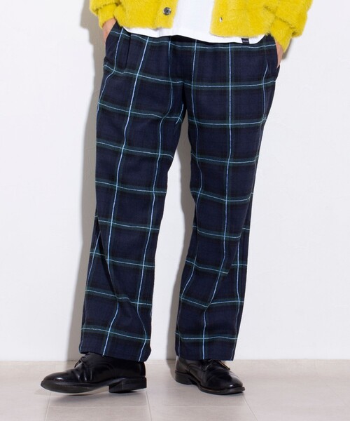 GLOSTER(グロスター)の「【GLOSTER/グロスター】GOODNESS イージーパンツ (チェック/ストライプ)(その他パンツ・メンズ・グレー/ブルー系その他2/バーガンディー/ブルー系その他・S/M/L)」の8枚目の写真