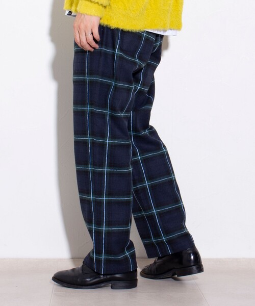 GLOSTER(グロスター)の「【GLOSTER/グロスター】GOODNESS イージーパンツ (チェック/ストライプ)(その他パンツ・メンズ・グレー/ブルー系その他2/バーガンディー/ブルー系その他・S/M/L)」の9枚目の写真