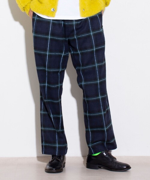 GLOSTER(グロスター)の「【GLOSTER/グロスター】GOODNESS イージーパンツ (チェック/ストライプ)(その他パンツ・メンズ・グレー/ブルー系その他2/バーガンディー/ブルー系その他・S/M/L)」の13枚目の写真