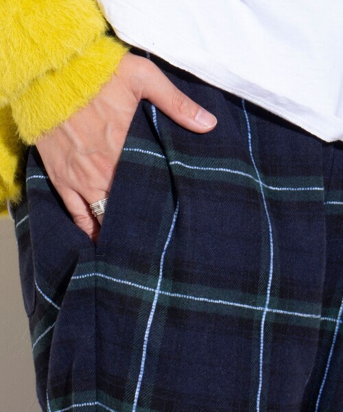 GLOSTER(グロスター)の「【GLOSTER/グロスター】GOODNESS イージーパンツ (チェック/ストライプ)(その他パンツ・メンズ・グレー/ブルー系その他2/バーガンディー/ブルー系その他・S/M/L)」の14枚目の写真