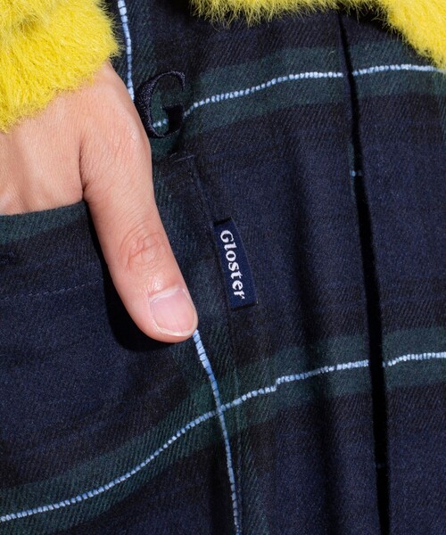GLOSTER(グロスター)の「【GLOSTER/グロスター】GOODNESS イージーパンツ (チェック/ストライプ)(その他パンツ・メンズ・グレー/ブルー系その他2/バーガンディー/ブルー系その他・S/M/L)」の15枚目の写真