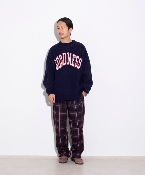 GLOSTER(グロスター)の「【GLOSTER/グロスター】GOODNESS イージーパンツ (チェック/ストライプ)(その他パンツ・メンズ・グレー/ブルー系その他2/バーガンディー/ブルー系その他・S/M/L)」の21枚目の写真