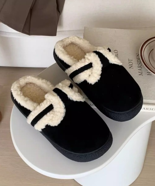 スエードモコモコムートンスリッポン(スリッポン)|Vipoa(ヴィポア スエードモコモコムートンスリッポン(スリッポン)|Vipoa(ヴィポア