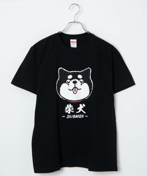 WEGO(ウィゴー)の「WEGO/黒柴犬T(Tシャツ/カットソー・メンズ・ホワイト/ブラック・LARGE/X-LARGE/XX-LARGE/MEDIUM)」の2枚目の写真