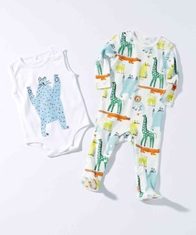 STELLA McCARTNEY (ステラマッカートニー) Baby アニマル長袖ロンパースセット