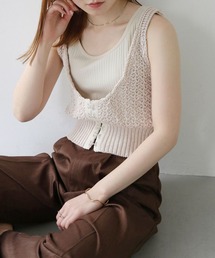 CLEIO | 【CLEIO】2WAYリネンニットビスチェ(ニット/セーター)
