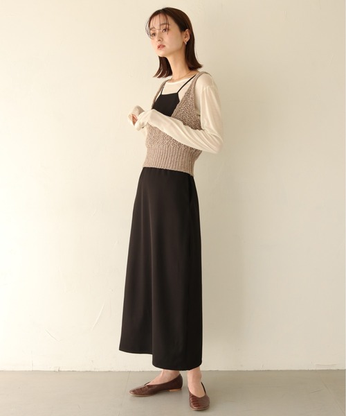 CLEIO（クレイオ）の「【CLEIO】2WAYリネンニットビスチェ/2WAY LINEN KNITTED BUSTIER/982-11602（ニット/セーター・レディース・アイボリー/ベージュ/ブラウン・FREE）」の22枚目の写真