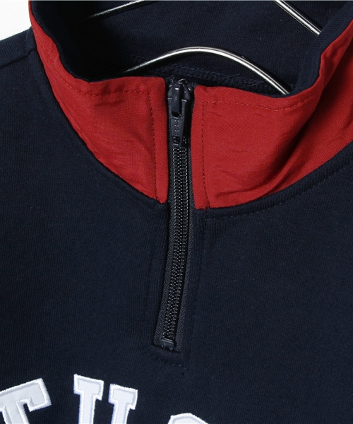 STUSSY（ステューシー）の「Kids Fleece Mock Neck（スウェット・キッズ・ネイビー・SMALL/LARGE/MEDIUM）」の4枚目の写真