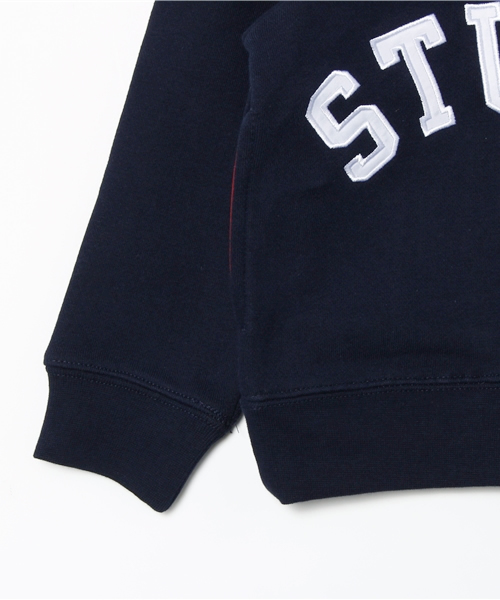 STUSSY（ステューシー）の「Kids Fleece Mock Neck（スウェット・キッズ・ネイビー・SMALL/LARGE/MEDIUM）」の5枚目の写真