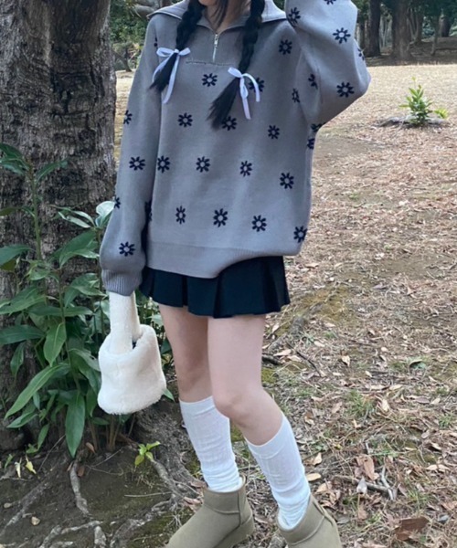 nemne store（ネンネストア）の「【低身長サイズあり】モチーフハーフ