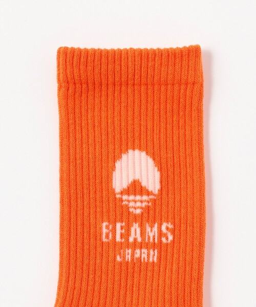 BEAMS JAPAN（ビームス　ジャパン）の「【別注】BEAMS JAPAN / 通学快足 ソックス Vol.2（ソックス/靴下・メンズ・ホワイト系その他2/オレンジ/ネイビー/ホワイト・25㎝～27㎝/23㎝～25㎝/21㎝～23㎝/27cm～29cm）」の6枚目の写真
