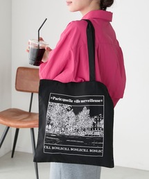 BONLECILL | PARIS スーベニアコットンリネントートバッグ(トートバッグ)