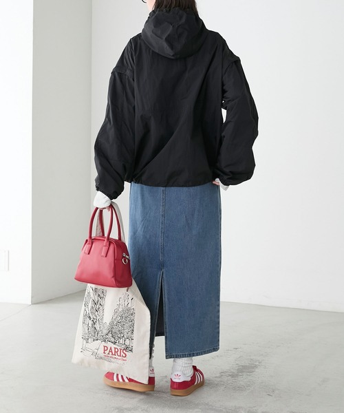 BONLECILL（ボンルシール）の「PARIS スーベニアコットンリネントートバッグ（トートバッグ・レディース・ブラック/アイボリー・FREE）」の15枚目の写真