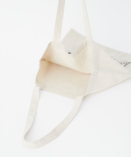 BONLECILL（ボンルシール）の「PARIS スーベニアコットンリネントートバッグ（トートバッグ・レディース・ブラック/アイボリー・FREE）」の10枚目の写真