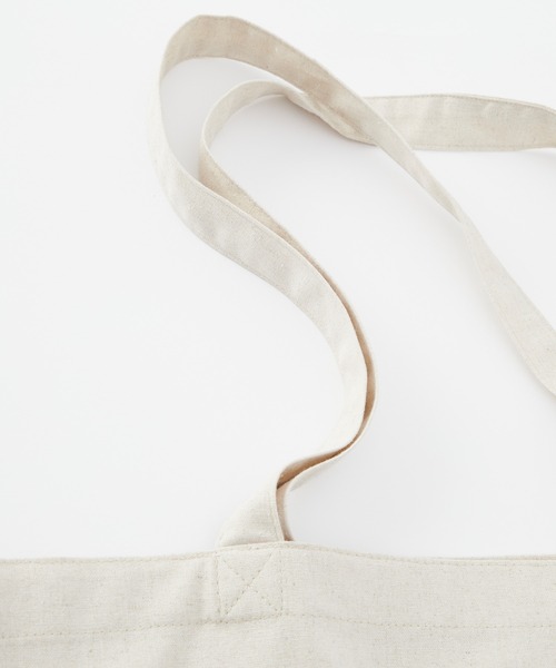 BONLECILL（ボンルシール）の「PARIS スーベニアコットンリネントートバッグ（トートバッグ・レディース・ブラック/アイボリー・FREE）」の12枚目の写真