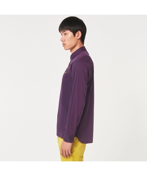 【セール】オークリー SKULL REVOLVE 3D WV LS SHIRT/ゴルフウェア/シャツ /GOLF ゴルフ /OAKLEY（シャツ/ブラウス）｜OAKLEY（オークリー）