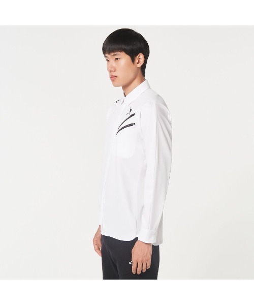 【セール】オークリー SKULL REVOLVE 3D WV LS SHIRT/ゴルフウェア/シャツ /GOLF ゴルフ /OAKLEY（シャツ/ブラウス）｜OAKLEY（オークリー）