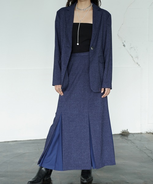 CIEL'AIR（シエルエアー）の「Back Slit Jacket（その他アウター・レディース・ネイビー・FREE）」の11枚目の写真