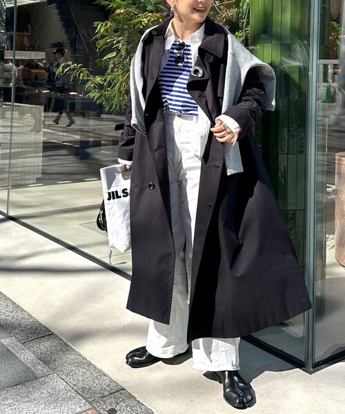 Rie Miller（リエミラー）の「GIZA COTTONロングスリーブTシャツ（Tシャツ/カットソー・レディース・ブラック系その他3/ブルー系その他3/グレー系その他・38）」の21枚目の写真