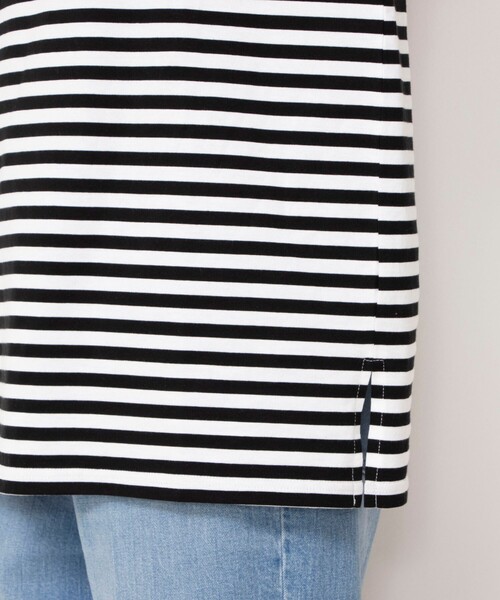 Rie Miller（リエミラー）の「GIZA COTTONロングスリーブTシャツ（Tシャツ/カットソー・レディース・ブラック系その他3/ブルー系その他3/グレー系その他・38）」の4枚目の写真