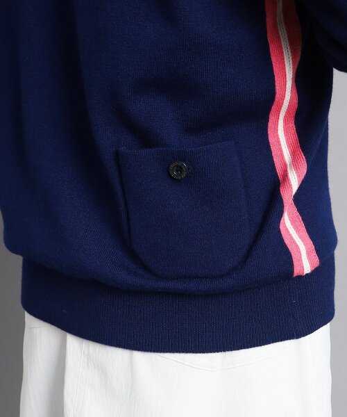 adabat(アダバット)の「◆【手洗い可】 リバーシブル クルーネックセーター(ニット/セーター・レディース・ネイビー/オフホワイト・38/40/36/42)」の4枚目の写真