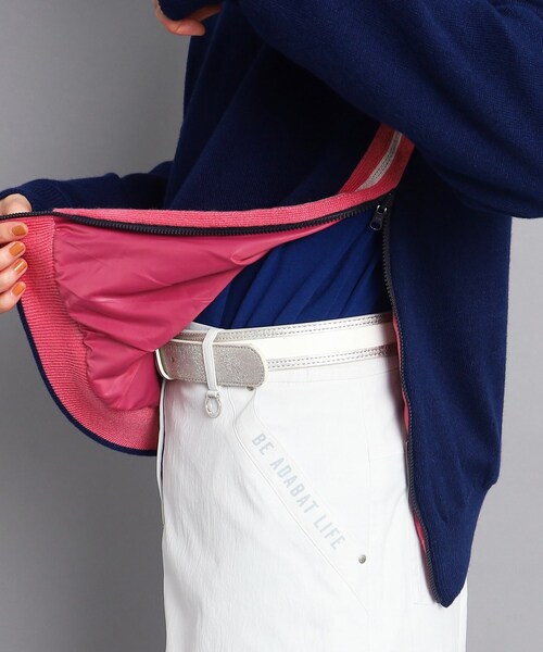 adabat(アダバット)の「◆【手洗い可】 リバーシブル クルーネックセーター(ニット/セーター・レディース・ネイビー/オフホワイト・38/40/36/42)」の12枚目の写真